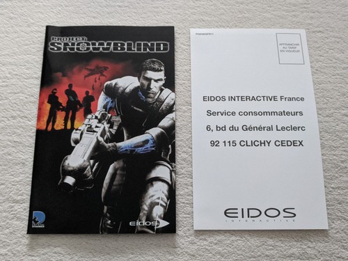 Project: Snowblind jeu Playstation 2 complet version PAL - comme neuf - Photo 4/5