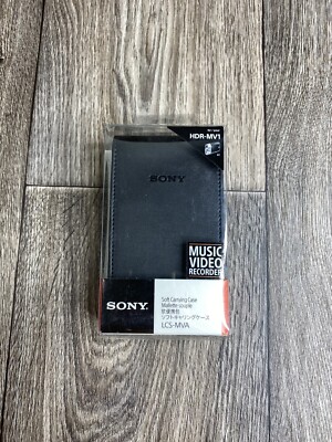 Sony LCS-MVA Soft carrying case for HDR-MV1 music video recorder Black Case New