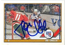 Joe Cirella autographed Hockey Card (New York Rangers) 1991 Topps #502