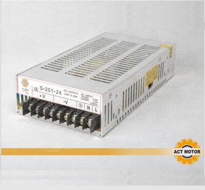 1PC ACT Netzteil Single Output Schaltnetzteil 201W 24V Power Supply S-201-24