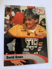 Tarjeta de carreras Pro Set 1992 #230 David Green Filmar Racing NASCAR casi nueva ¡Envío gratuito!