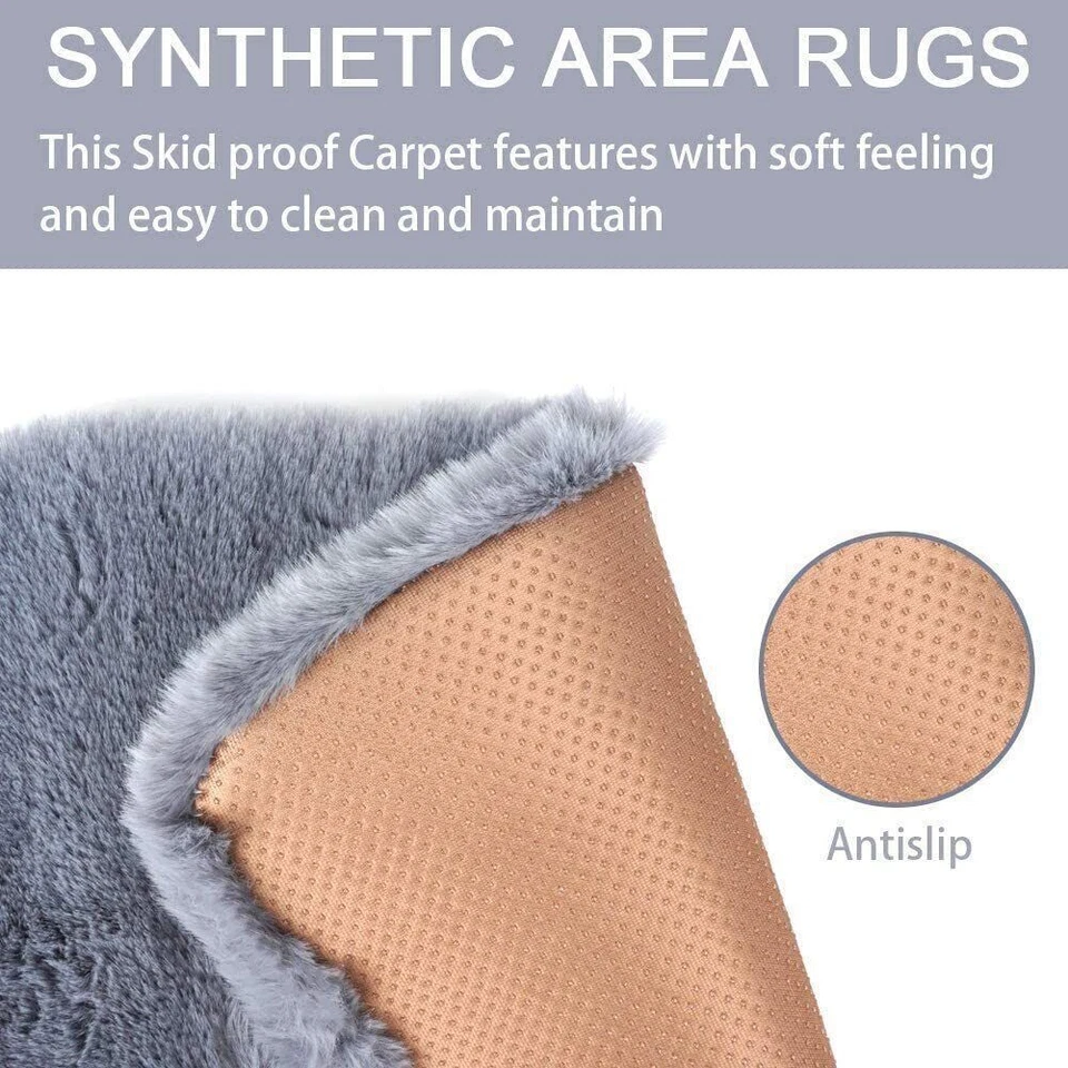 Fluffy Fuzzy Sheepskin Car Seat Covers for Land Rover Soft Cozy Fur Wool Cushion Foto 3 de 4