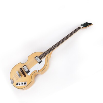 Four 4 String Electric Bass Guitar Rosewood Fingerboard Hollow Body in  Yellow