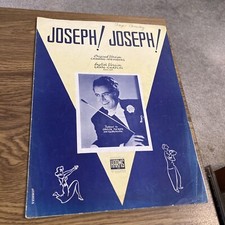 Spartiti musicali vintage Giuseppe! Giuseppe! Steinberg/Chaplin 1938