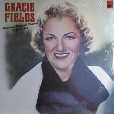 American Farewell Concert June 1965 LP - Gracie Fields, AEI 2123
