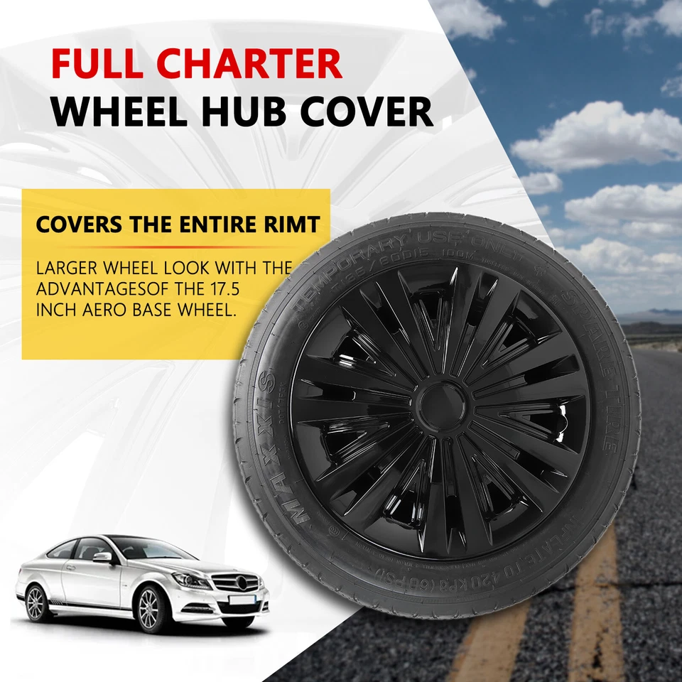 Calotas 15" 4PCS tampa aro roda cubo tampas pneu roda de aço para Toyota Corolla - Imagem 2 de 4