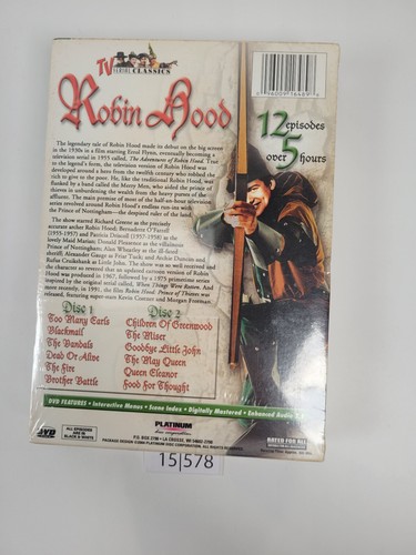 Robin Hood - 1930's TV Serial Classics Collection (2-Disc Set) New Sealed DVD - Picture 3 of 3
