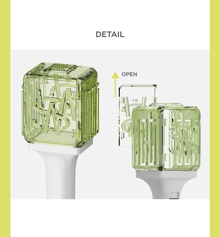 NCT WISH OFFICIAL MINI FANLIGHT KEY RING VER.2.0/LIGHT STICK MD