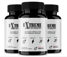 3 Pack - Extreme Vitality - Male Vitality Pills - 180 Capsules