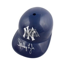 Sparky Lyle Autographed New York Yankees F/S Souvenir Replica Batting Helmet JSA