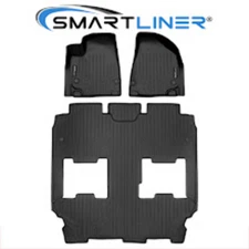 SMARTLINER Floor Mats 2 Row Liner Set 2021-2025 Chrysler Pacifica Hybrid Limited