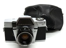 RARE Kiev-10 Soviet USSR 35 mm camera + Helios-65 2/50 lens WORKS EXCELLENT