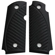 Black Kimber Micro Carry 380 Auto Micro 9 Spartan G10 Grips with or without Ambi