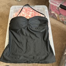 Old Navy Medium Black Tankini Halter Top Cute