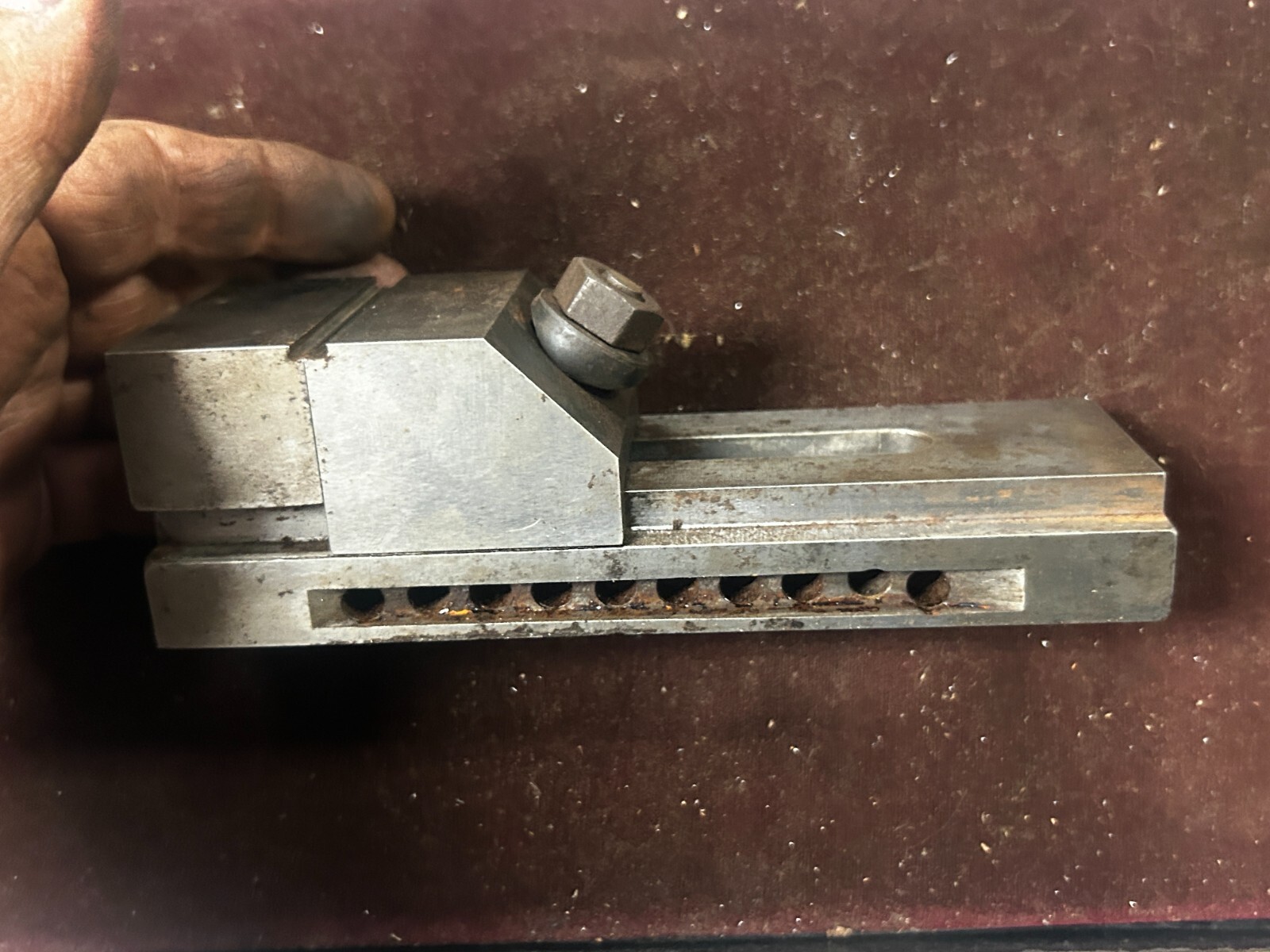 MACHINIST OfCe LATHE TOOLS MILL Machinist Makers Ground 2 - 1/8" Grinding Vise