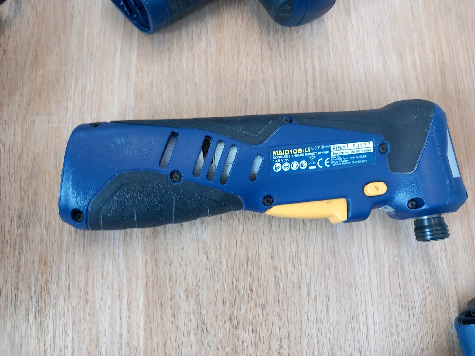 MacAllister 10.8v Cordless Tool Set Inc Drill , Angle Impact Driver & Multi Tool eBay