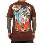 Sullen Clothing "TAKE CARE AZTEC" Mens tee Art Collective tattoo Maroon