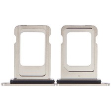 Replacement Single Sim Card Tray For iPhone 15 Pro / 15 Pro Max White Titanium 