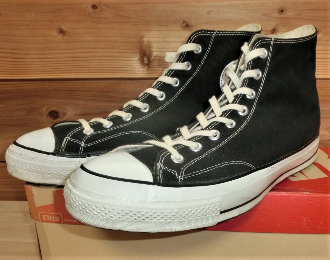 Vintage 1960's Converse Chuck Taylor High-Cut Men's Sneakers With Box Size  31cm