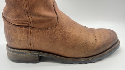Tecovas The Stockton Vibram Sole Leather Boots SEMI-NEW TECOVAS The Stockton Ranch Roper Leather VIBRAM Men  main image 3