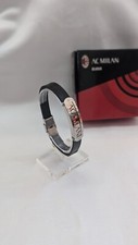 Bracciale in similpelle con targhetta ufficiale AC Milan ✅