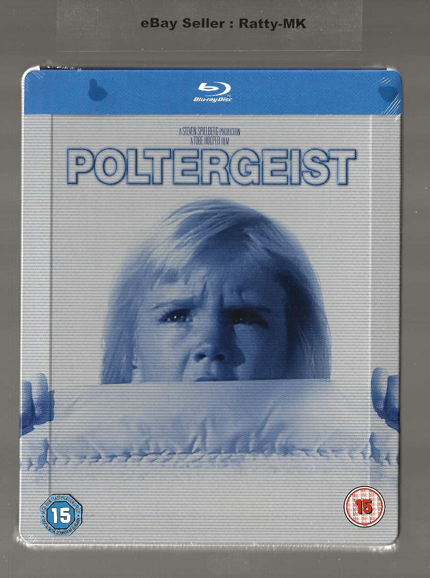 POLTERGEIST - UK EXCLUSIVE BLU RAY STEELBOOK - NEW & SEALED