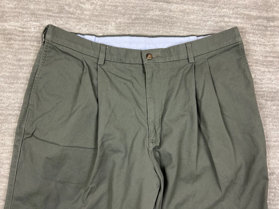 Vintage Roundtree & Yorke Shorts Mens 40 Green Easy Care Adjustable Waist Golf - Image 2 of 4
