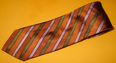 MEN'S ALTEA MILANO MULTI COLOR STRIPED TIE - TIES - NECKWEAR - DESIGNER TIES.