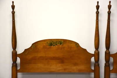 Stenciled Maple Twin Beds by Hitchcock- a Pair | eBay