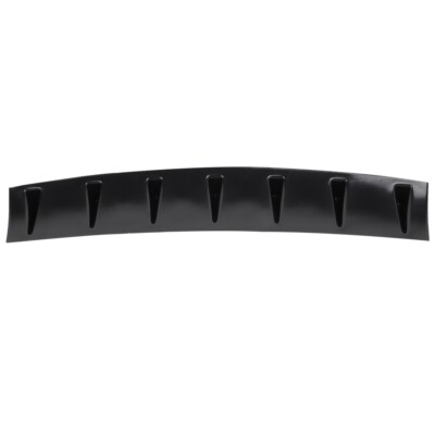 Carbon Fiber Textured 34'' Rear Lower Bumper Diffuser Fin Spoiler Lip Wing