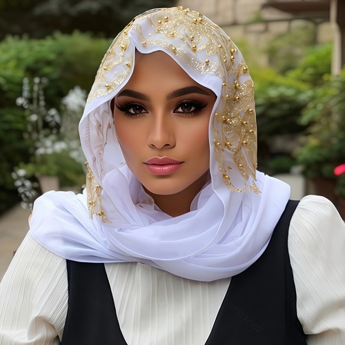 Mujeres Musulmanas Hiyab Bufanda Turbante Cubierta de Cabeza Envoltura Chal Islámico Pañuelo Árabe - Imagen 25 de 26