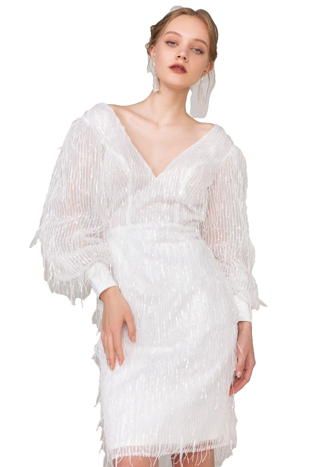 Columna de plumas/Vestidos de novia de tul de vaina