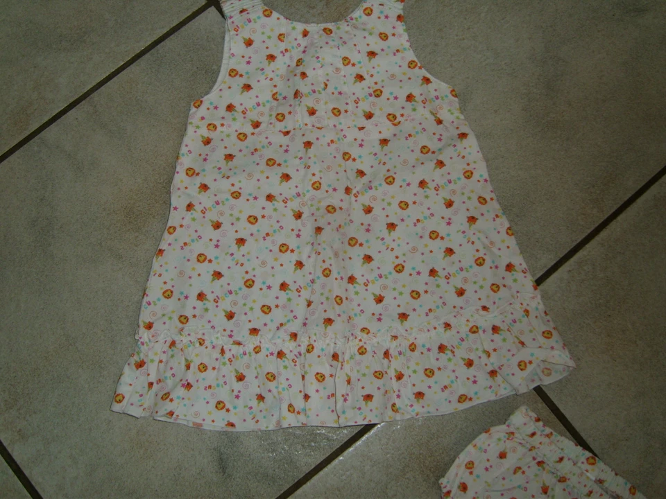 Traum Sommer Tunika Kleid mit Pumphose C&A Gr.80 weiß bunt w.Neu - Bild 2 von 4