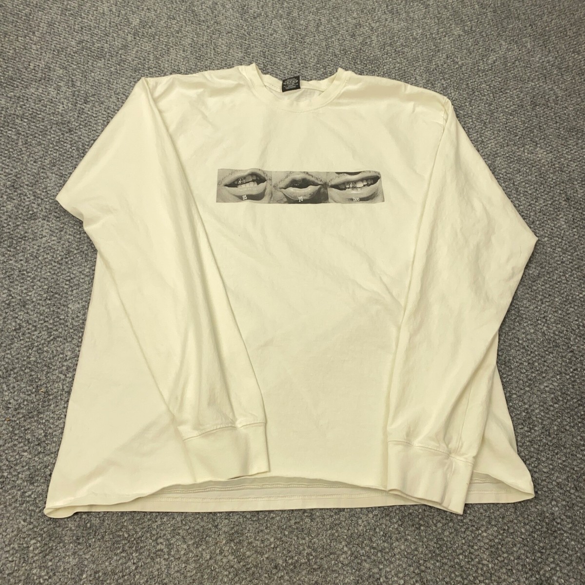Stussy Phonetic LS Tee Shirt Mens XL Natural Pigment Dyed | eBay