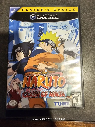Naruto: Clash of Ninja Nintendo GameCube 2006 With Manual