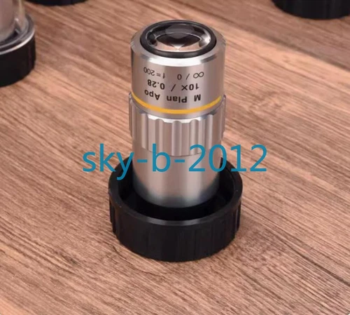 1 PCS Mitutoyo M Plan Apo 10x/0.28 fully apochromatic objective lens tested