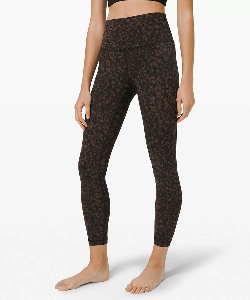 Lululemon Align Pant 25 Leopard Print Women's Leggings Size 6