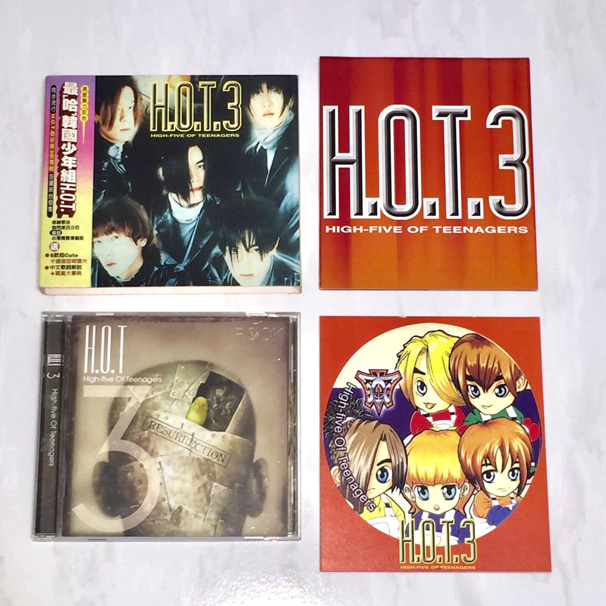 H.O.T. HOT (Korea Band) 1998 Resurrection Taiwan Limited Box CD