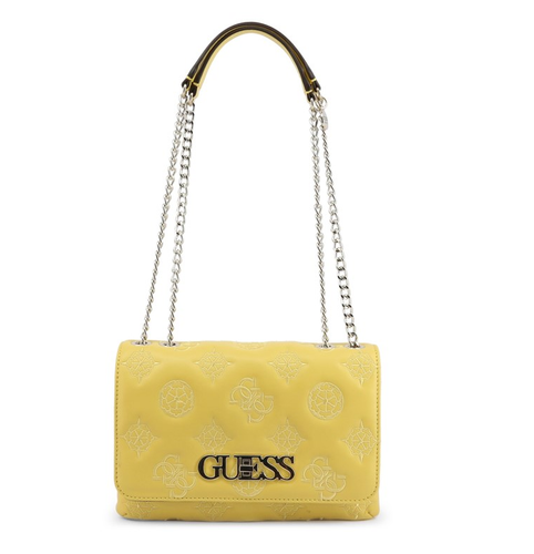 BORSA TRACOLLA DONNA GUESS CHIC SG758921 ECO PELLE GIALLO ORIGINALE PE 2020  | eBay