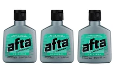 *PACK OF 3* AFTA ORIGINAL by Mennen AFTER SHAVE Lotion Skin Conditioner 3 oz