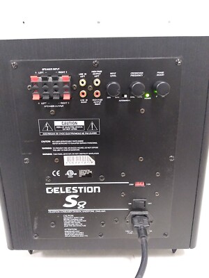 Celestion S8 Powered Subwoofer Powers up but no further testing