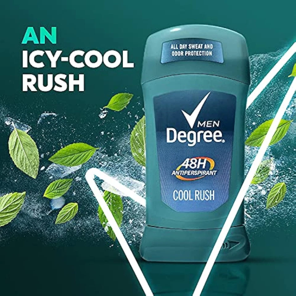 Degree Men Dry Protection Anti-Perspirant, Cool Rush (2.7 oz, 5 pk.) - Image 4 of 4
