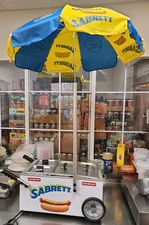 SABRETT HOT DOG TABLE TOP CART NEW FROM AUTH. DEALER NEW  YORK 