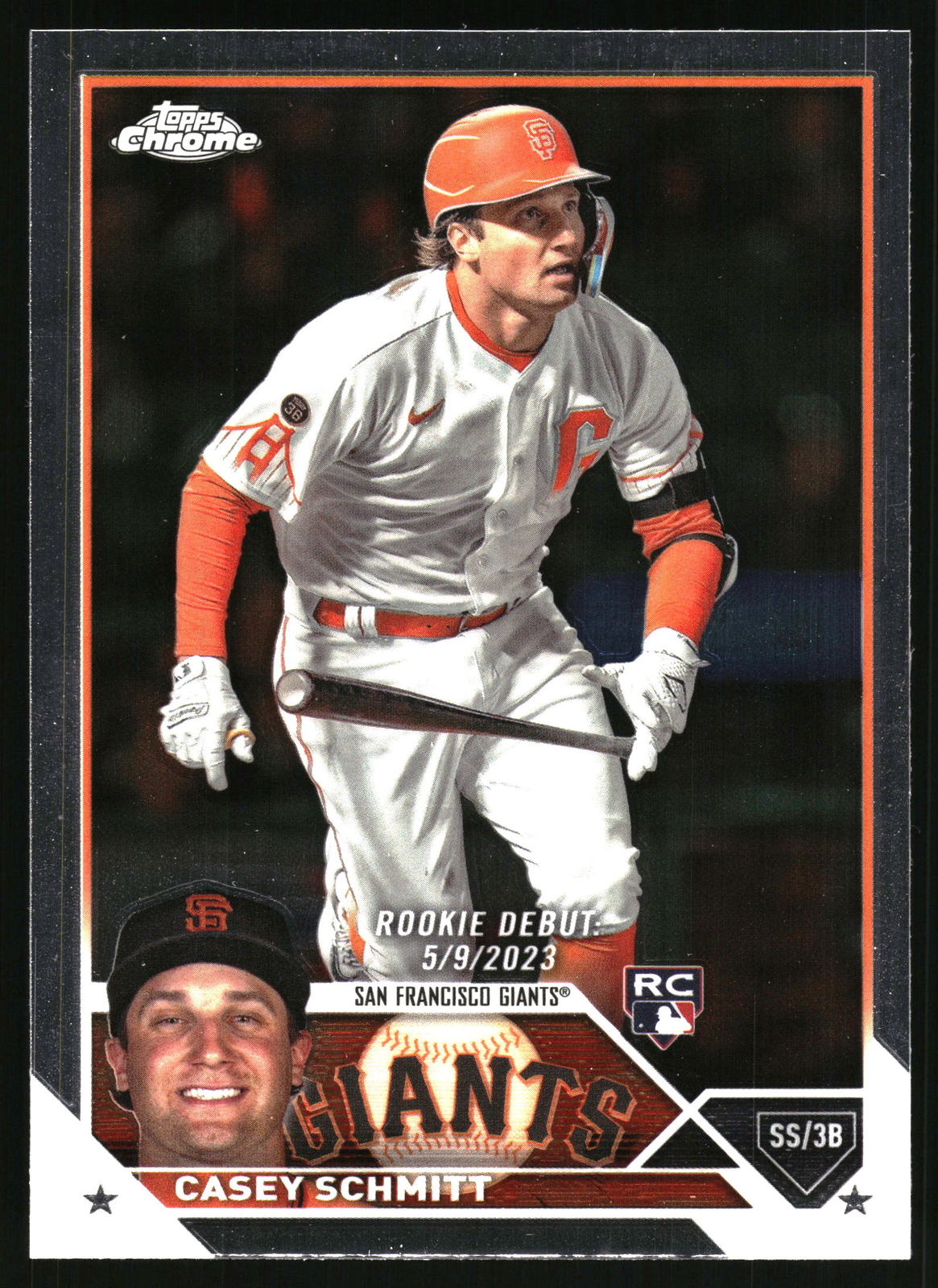 2023 Topps Chrome Update #USC134 Casey Schmitt RC San Francisco Giants