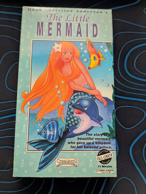 Hans Christian Anderson's THE LITTLE MERMAID ( VHS ) Andasen Dowa Ningyo-Hime