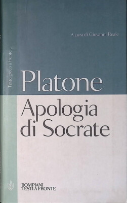 Apologie des Sokrates. mit griechischem Text auf der Vorderseite - Platon - Bompiani