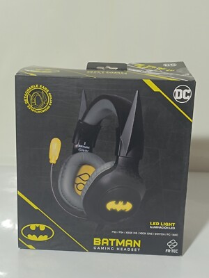 FR-TEC Batman Gaming Headset, Schwarz/Gelb _0,63_5