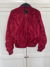 Love Tree Bomber Jacket Size M Medium 10 12 Mods Y2k Punk Coat Short Biker