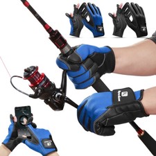 Winter Cold-proof Fleece Gloves Men Women Non-slip Warmer Cycling Fishing Gloves