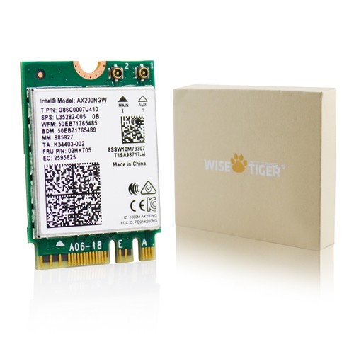 Intel WiFi 6 AX200 Wireless Network Card 802.11ax MU-MIMO 160MHz Bluetooth 5.1 - Picture 2 of 11